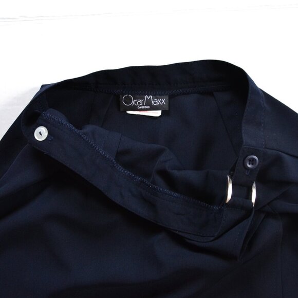 Vintage Black Wrap Floor Length Skirt. - Picture 5 of 10